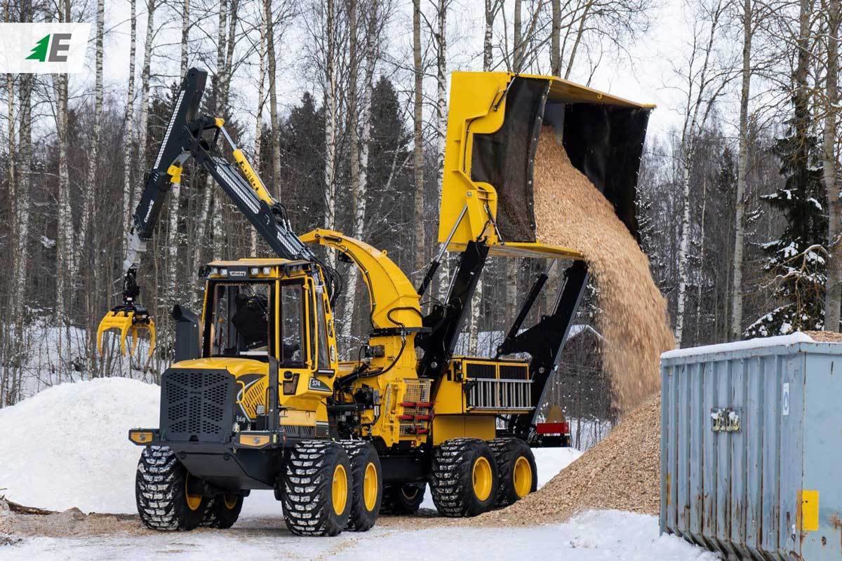 Eco-Log-574F-forwarder-converted-to-a-mobile-chipper