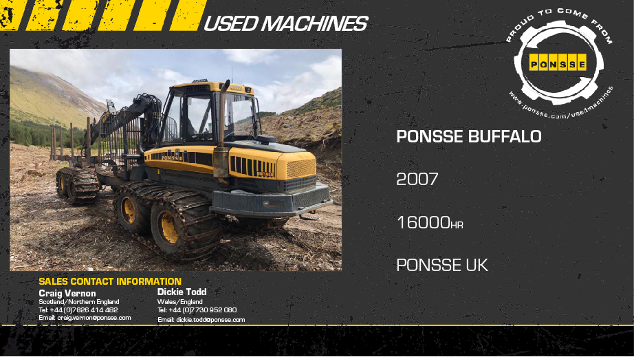 Latest Forestry Equipment for sale - Ponsse Buffalo