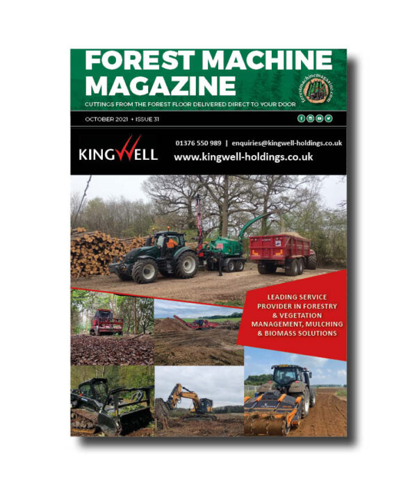 Forest Machine Magazine Front Cover - October 2021 - Kingwell Holdings