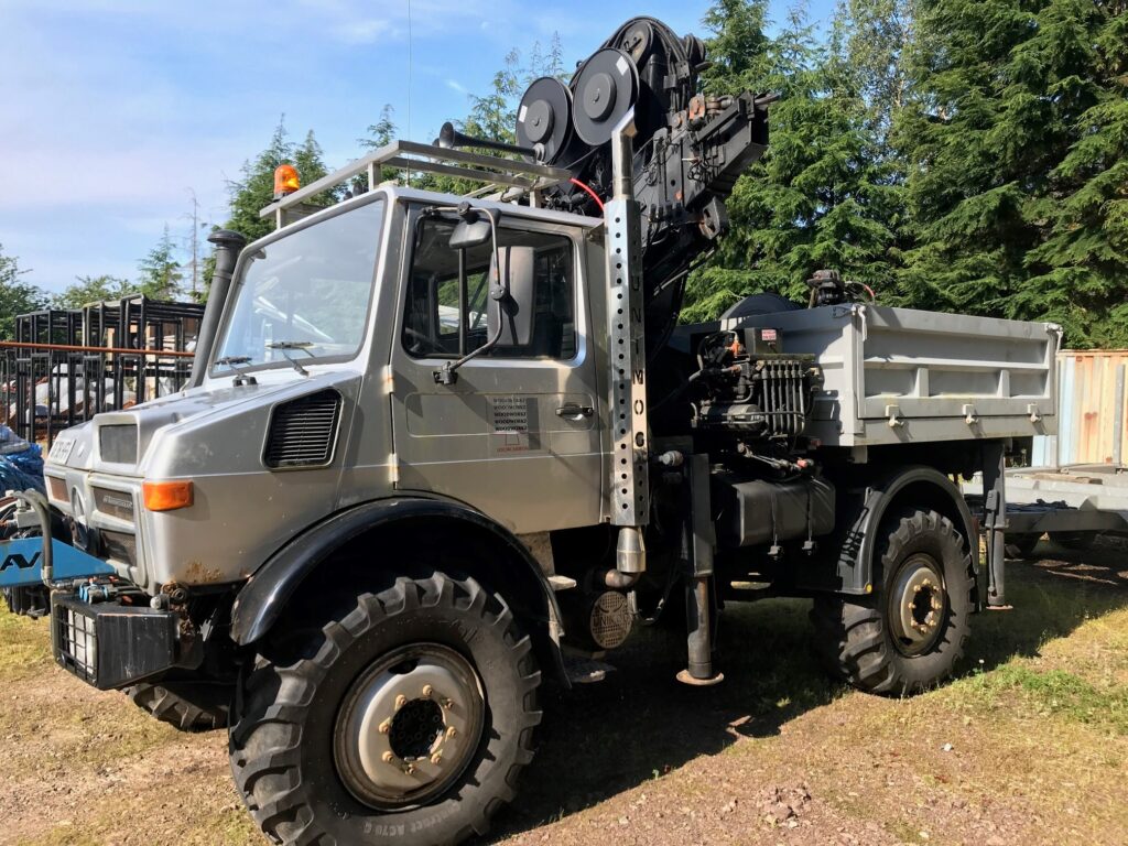 Used Forestry Equipment For Sale - Mercedes Unimog U1750L