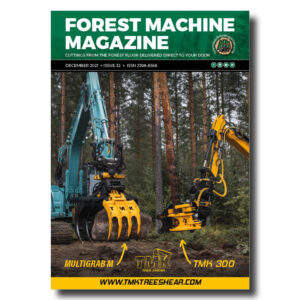 Issue 32 Forest Machine Magazine Front Cover December 2021 TMK Tree Shears