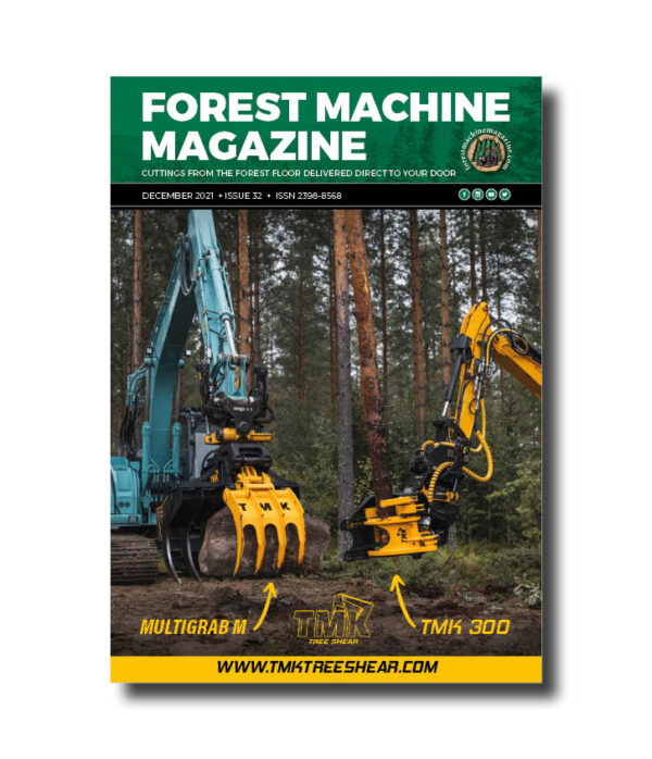 Issue 32 Forest Machine Magazine Front Cover December 2021 TMK Tree Shears
