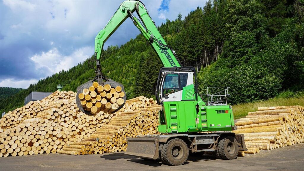 The ideal logging machine: the SENNEBOGEN 735 M-HD