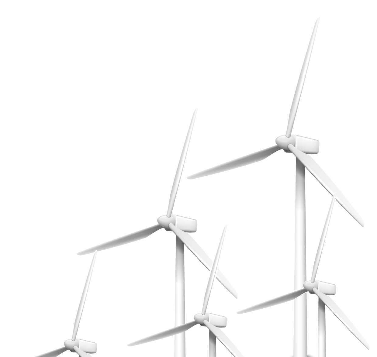 Electricity generating wind turbines