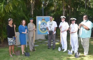 The Bahamas National Trust to plant a tree in honour of the Queen's Platinum Jubilee. Crew of HMS Medway and the UK High Commission Nassau Team joined by Bahamas National Trust Executive Team. Photo credits: Ahvia Campbell & British High Commission Nassau Staff.