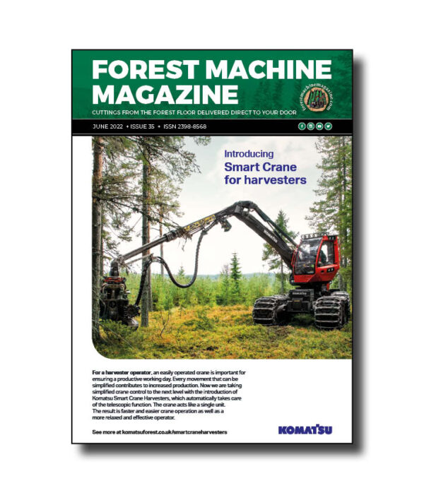 Front Cover - Forest Machine Magazine - Issue 35 - Komatsu Forest