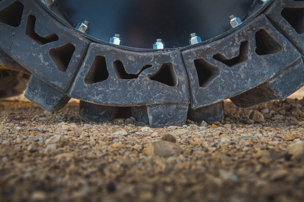 Solid All-Terrain Skid Steer Tires