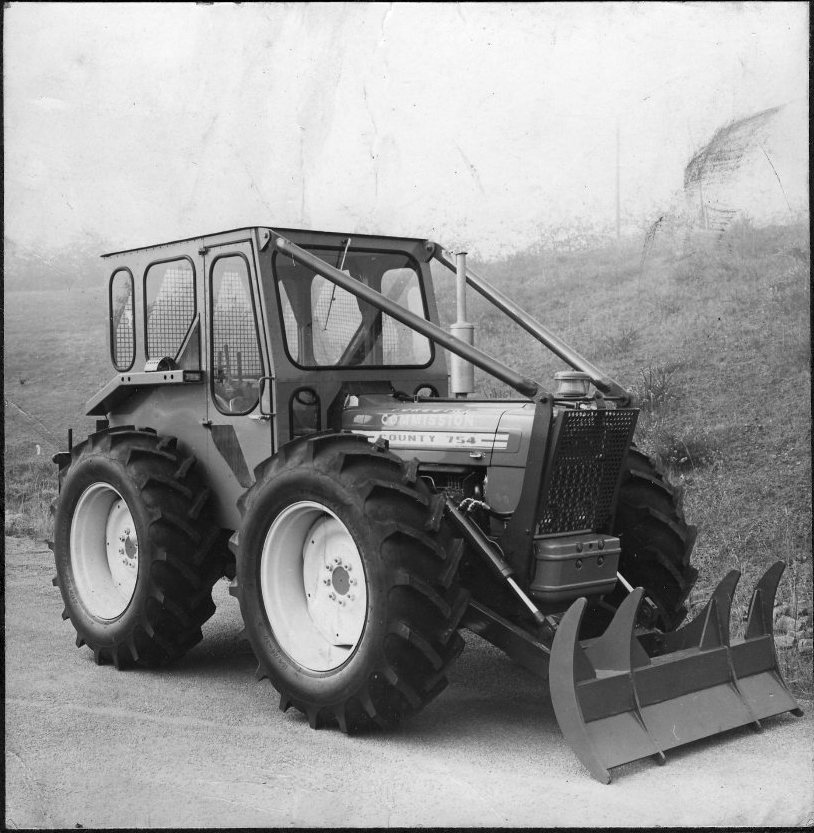 County 754 Falstone Skidder Conversion done by the Forestry Commission’s Mechanical Engineering Division