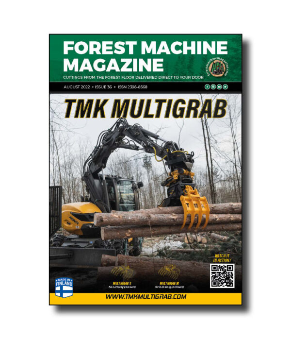 Front Cover - Forest Machine Magazine - Issue 36 - TMK Tree Shear