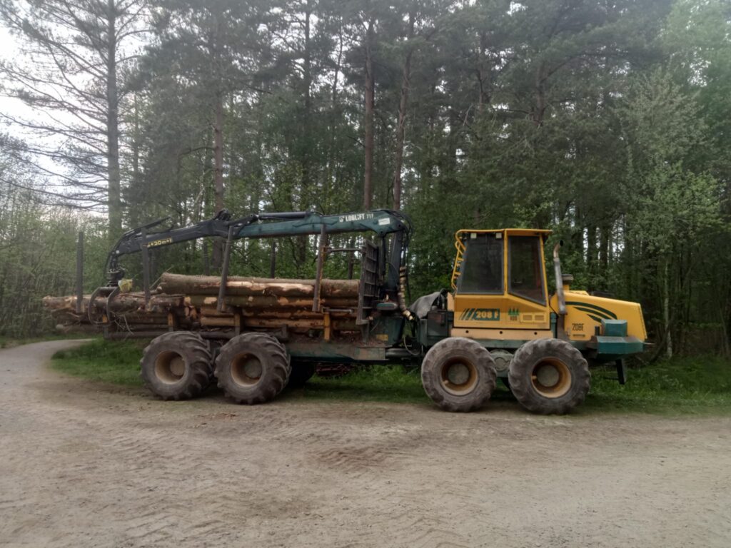 Used HSM 208F Timber Forwarder for sale