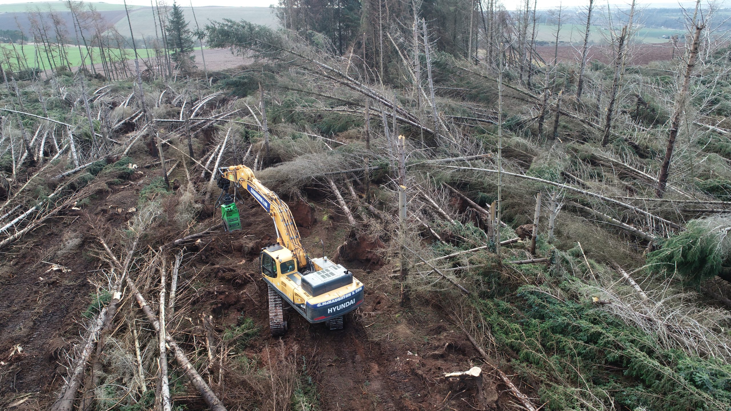 OMEF B1600 tree shear