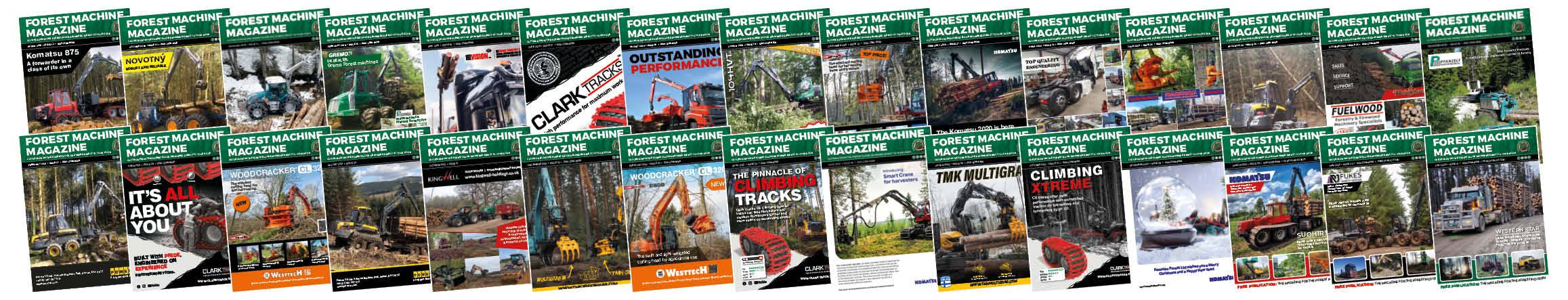 Forest Machine Magazine Issue ~writtenbyloggersforloggers