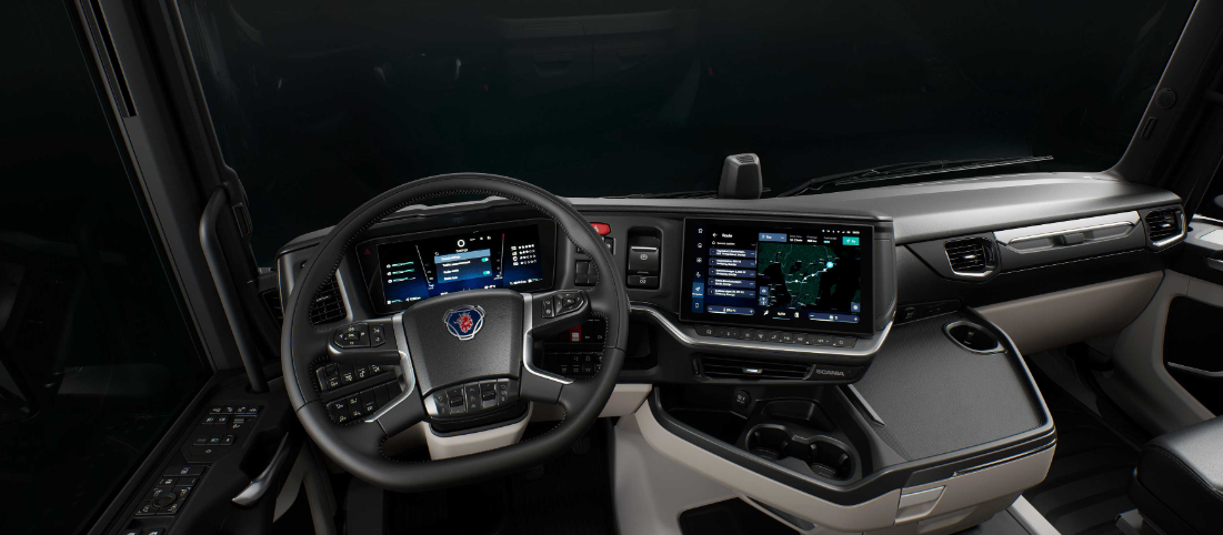 Scania Smart Dash represents the latest advance in human and machine interface solutions for driver stations in heavy trucks.