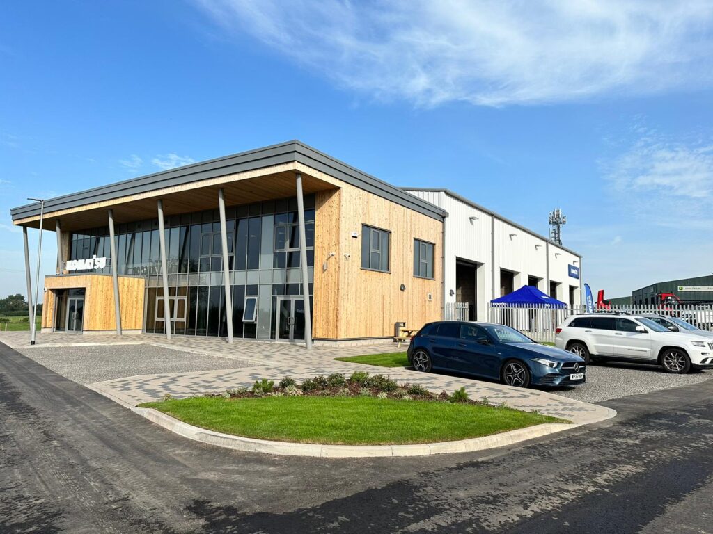 Stephen Bellas and his team opened Komatsu Forest Ltd UK's brand-new facility near Carlisle Airport 