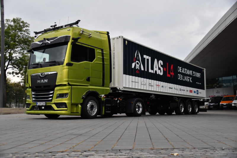 ATLAS-L4 will soon be the first autonomous truck on a highway in Germany