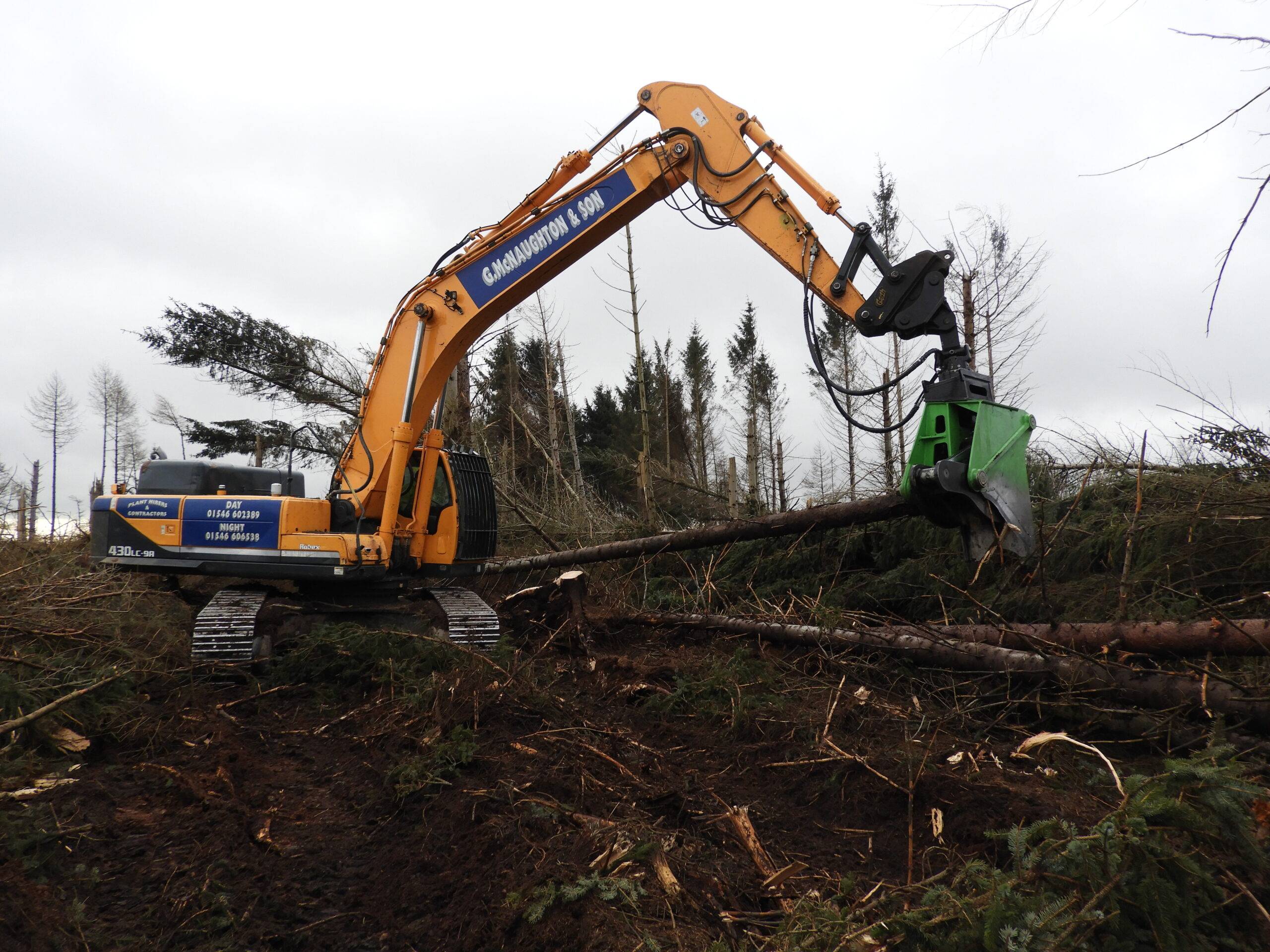 Forestry Excavator Operator