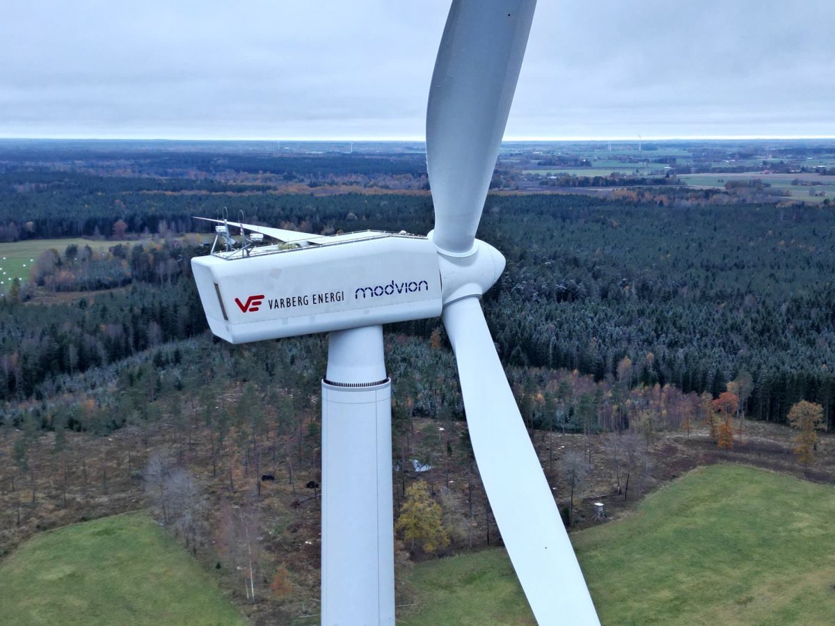 Handover of our first commercial wooden wind turbine tower, the Wind of Change