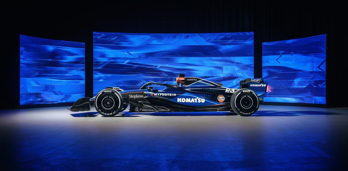 Komatsu and Williams Racing reignite historic partnership