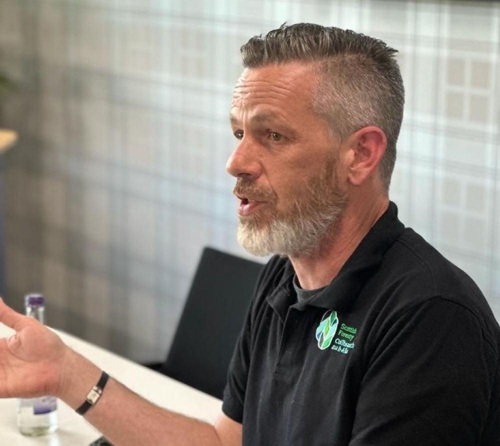 William Clarke, Scottish Forestry Transport & Innovation Advisor. 