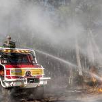 Slovakian fire service fights forest fires with Unimog fleet.